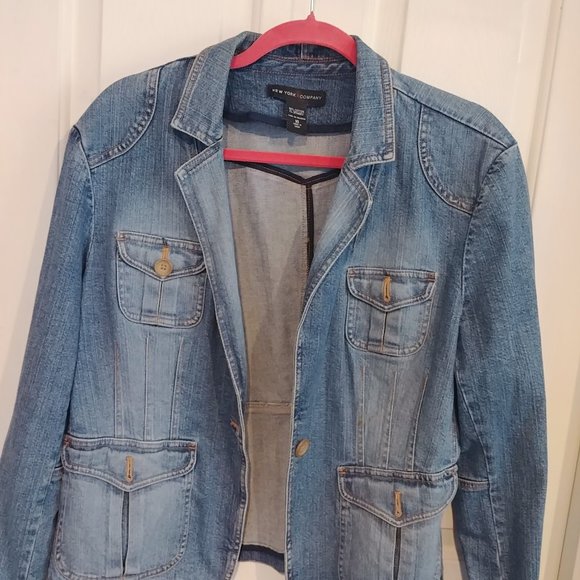 Denim Jacket New York & Company 16 - Picture 1 of 2